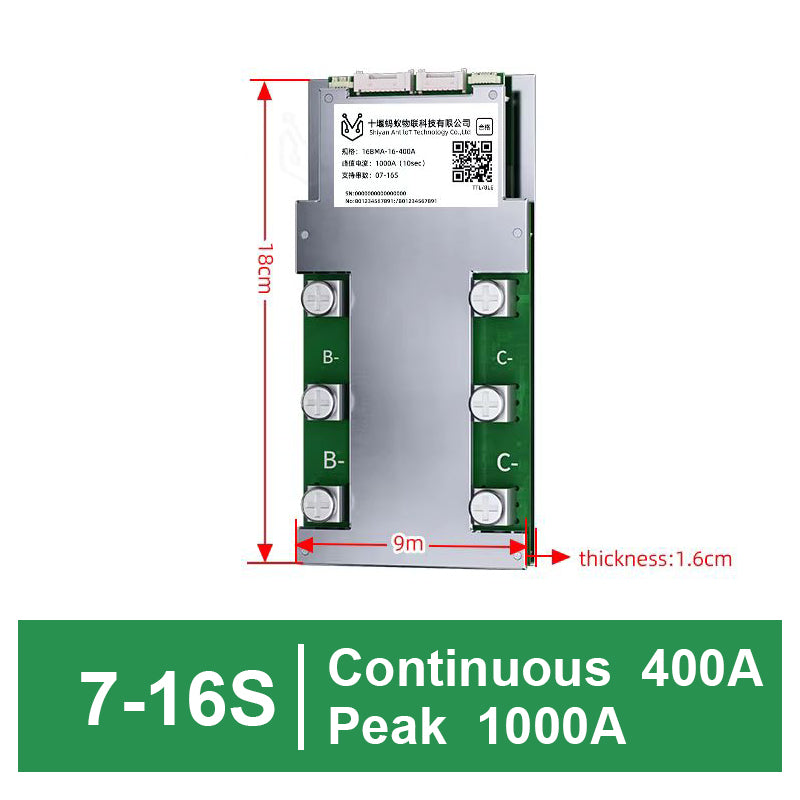 ANT Smart BMS 7-16S 36V 48V 60V 40A-400A for Lifepo4  Li-Ion Lto Battery Smart Balance board