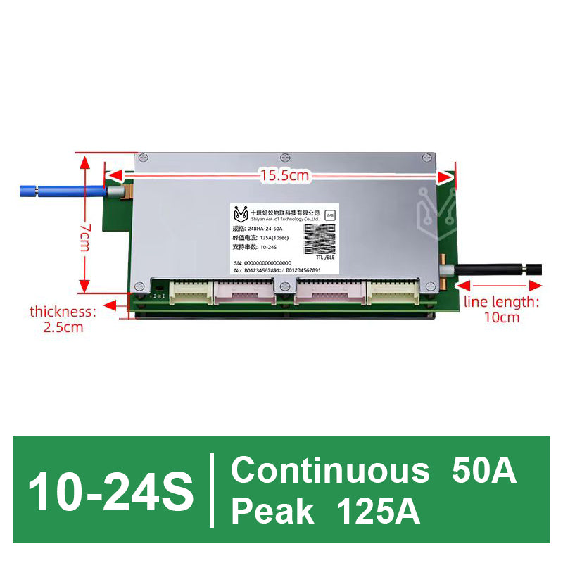 ANT Smart BMS 10-24S 60V 72V 50A-220A for Lifepo4 Li-Ion Lto Battery Smart Balance board