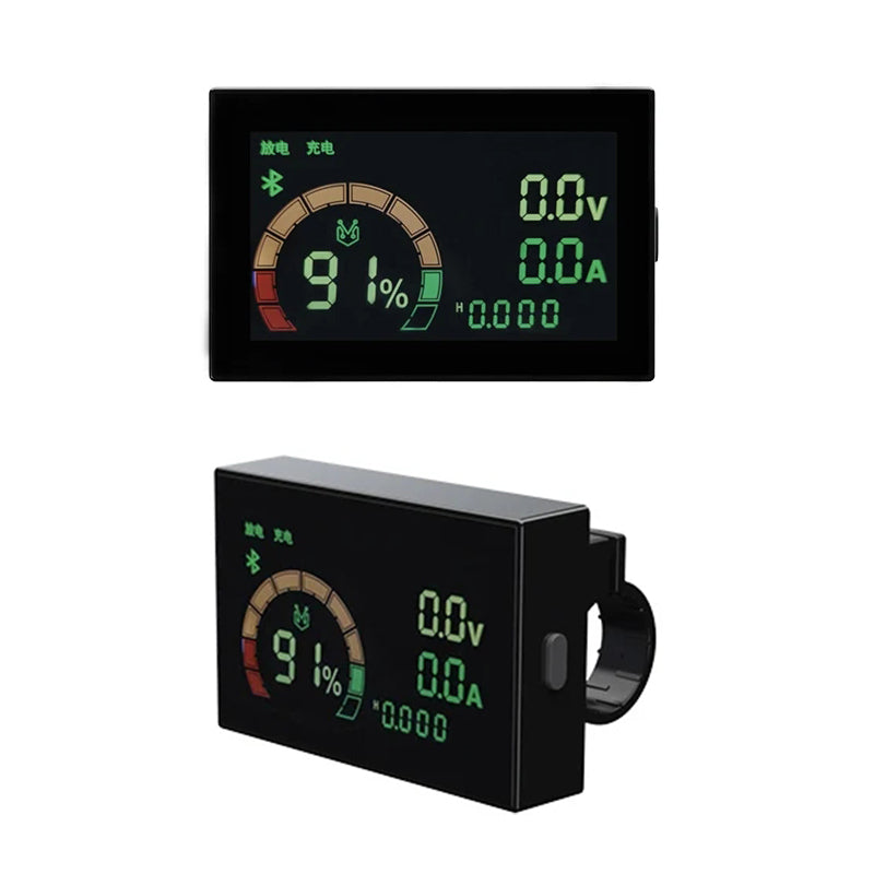 2.8inch BT LCD Bluetooth Battery level display RS485 Voltage Current temperature Coulometer Capacity Indicator
