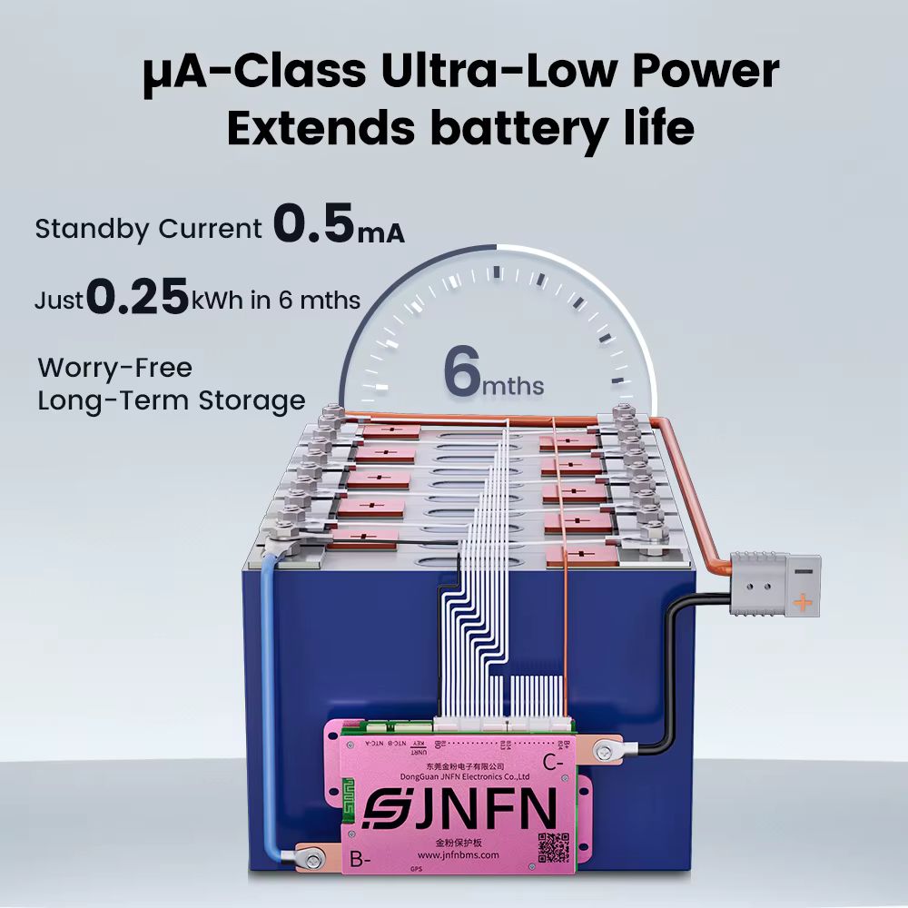 ANT Smart BMS 13-24S 48V 60V 72V 100A-200A for Lifepo4  Li-Ion Lto Battery 1A Active Balance